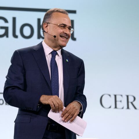 Saudi Aramco President & CEO Amin Nasser speaks during the CERAWeek oil summit in Houston, Texas, on March 18, 2024. 